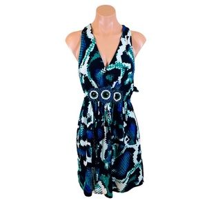 ECI New York Belted Beaded Detail Empress Waist Size XL